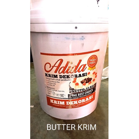 

butter krim/krim dekorasi adida reapack 100g