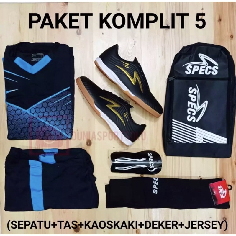 (PAKET KOMPLIT) sepatu futsal nike tempo sol karet mentah-6