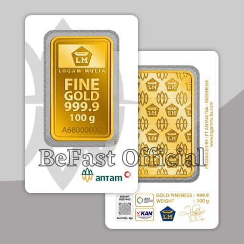 ZEN - LM LOGAM MULIA EMAS ANTAM CERTIEYE 25 GRAM TERBARU | LM EMAS ANTAM 25 Gram LOGAM MULIA TERBARU | 25 Gr Emas Logam Mulia ANTAM | CERTIFICATE FINE GOLD | REDMARK | Beli Emas Batangan ANTAM