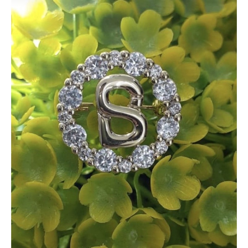 Buttonscarves brooch round petite