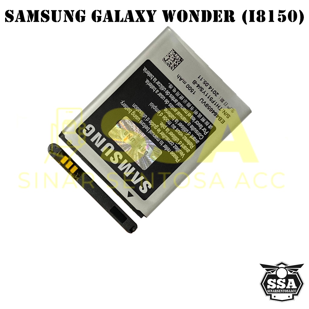 Baterai Original 100% Samsung Galaxy Wonder i8150 EB484659VU Batre Batrai Battery Batrei Batere Batu HP ORI GARANSI Awet