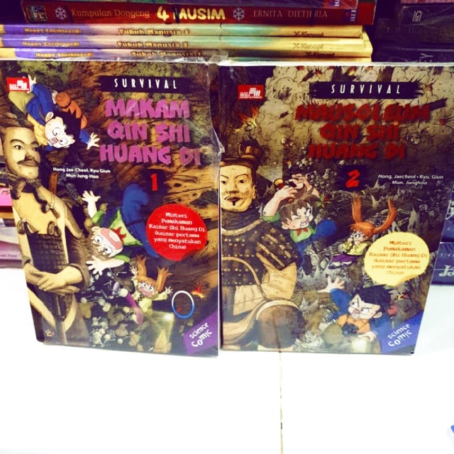 Set Survival Makam Qin Shi Huang Di Hong Jae cheo Science comic
