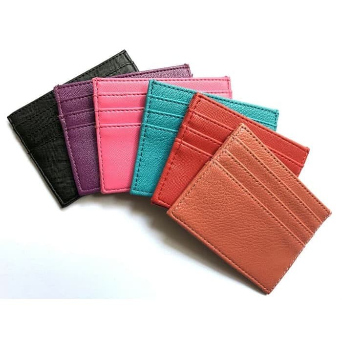 Card Holder Dompet Kartu 6 Slot dengan slot uang