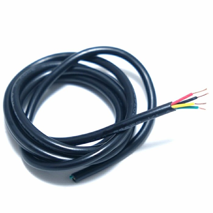 Kabel CONNECTOR Setengah Meter CB AWG24 isi 4 Cable AWG 24