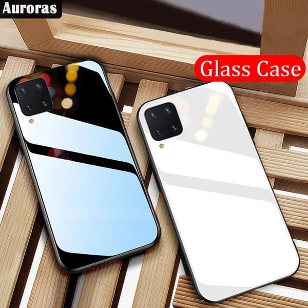 CASING SAMSUNG GALAXY A22 4G A22 5G PREMIUM GLASS CASE SOFT COVER