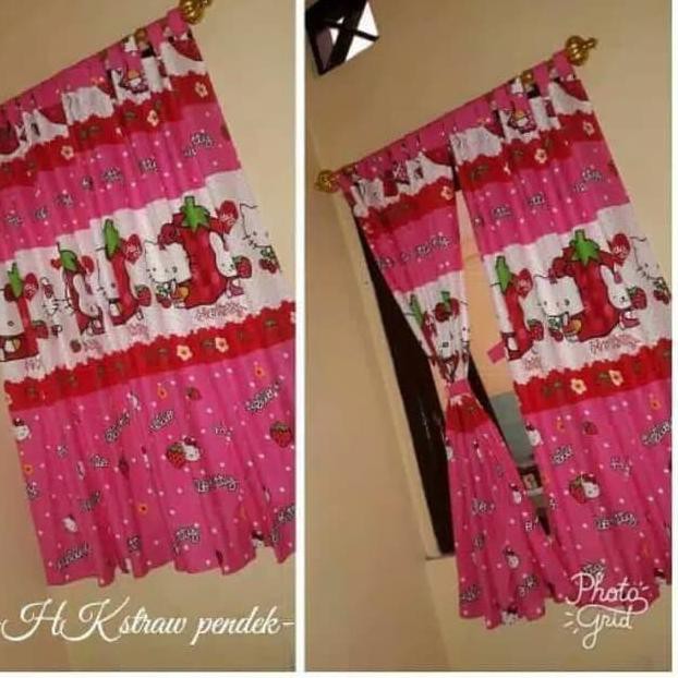 NEW PRODUK HORDENG JENDELA KARAKTER HELLOKITTY/GORDEN JENDELA KARAKTER HELLOKITTY CDD12 . .. ..