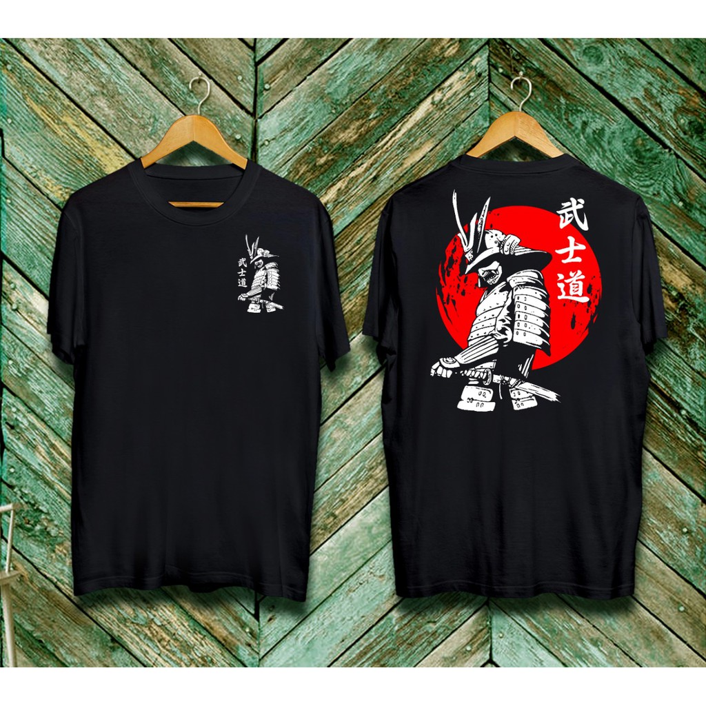 Baju Kaos Distro Baju Kaos Samurai Jepang Baju Trend Masakini Shopee Indonesia