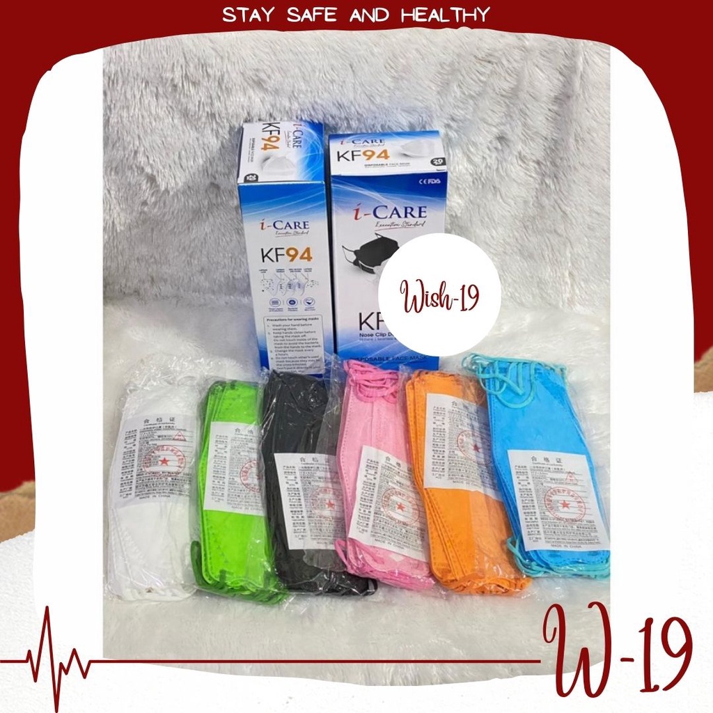 Masker KF94 Earloop Headloop Evo i-Care 3D / KF94 Evo Mask / Masker Warna KF94