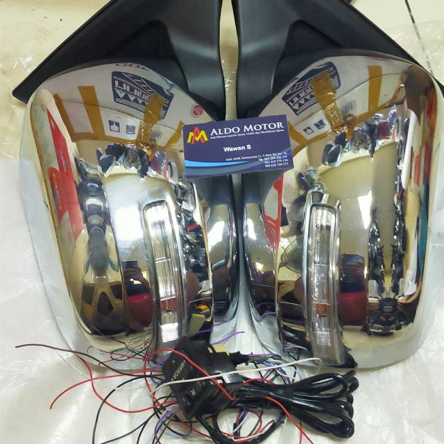 UPGRADE SPION STRADA TRITON RETRACTABLE+SWITCH SAKLAR MIRROR RETRACTABLE