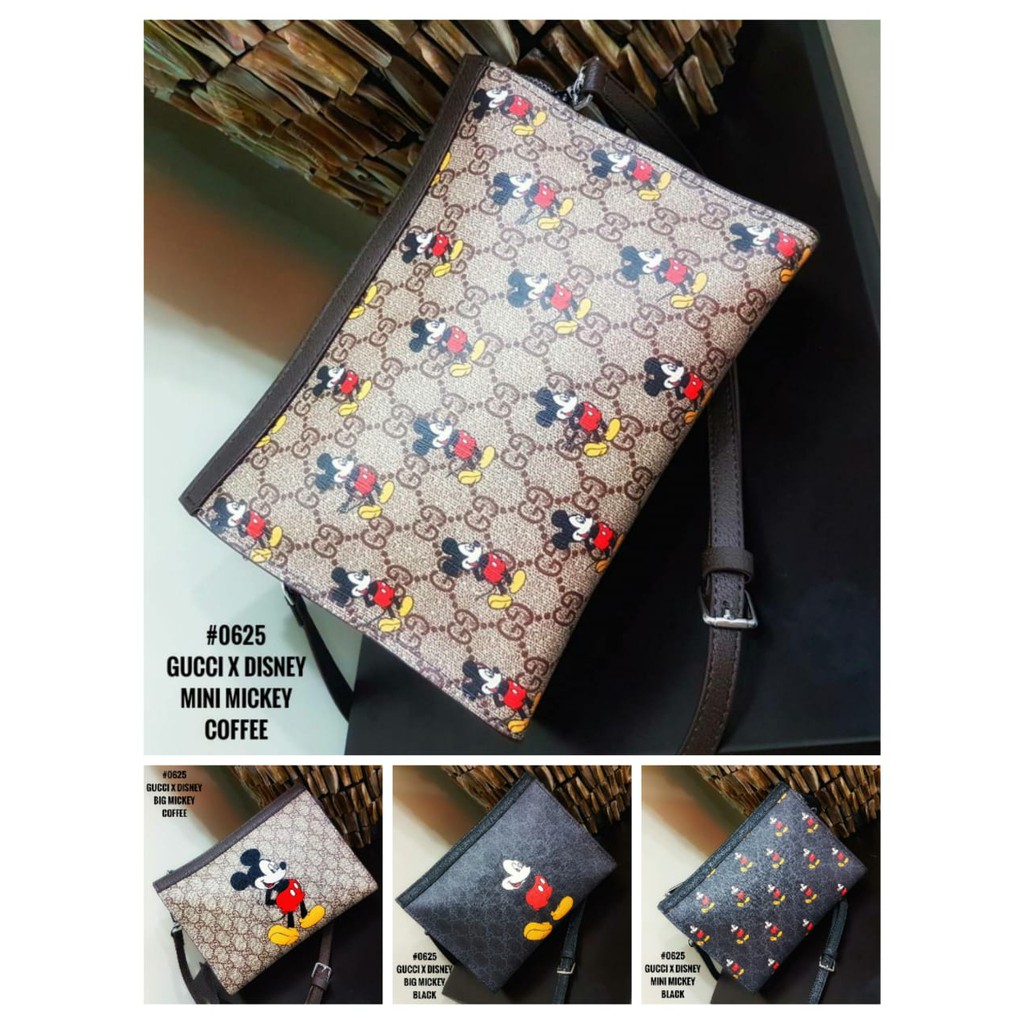 Tas SLING GUCCI X DISNEY 0625  LOP 89  batam impor original fashion branded reseller sale