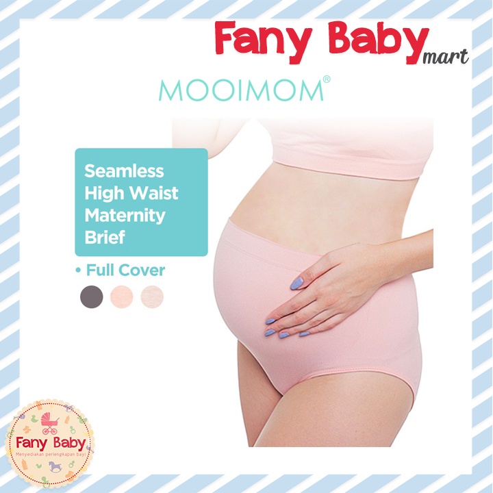 MOOIMOM SEAMLESS HIGH WAIST PROP BELLY MATERNITY BRIEFS