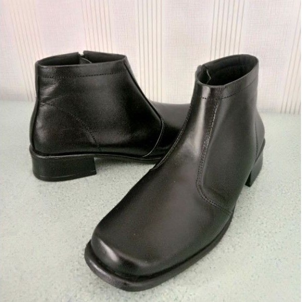 Sepatu Boots Pdh Wanita Kulit Asli