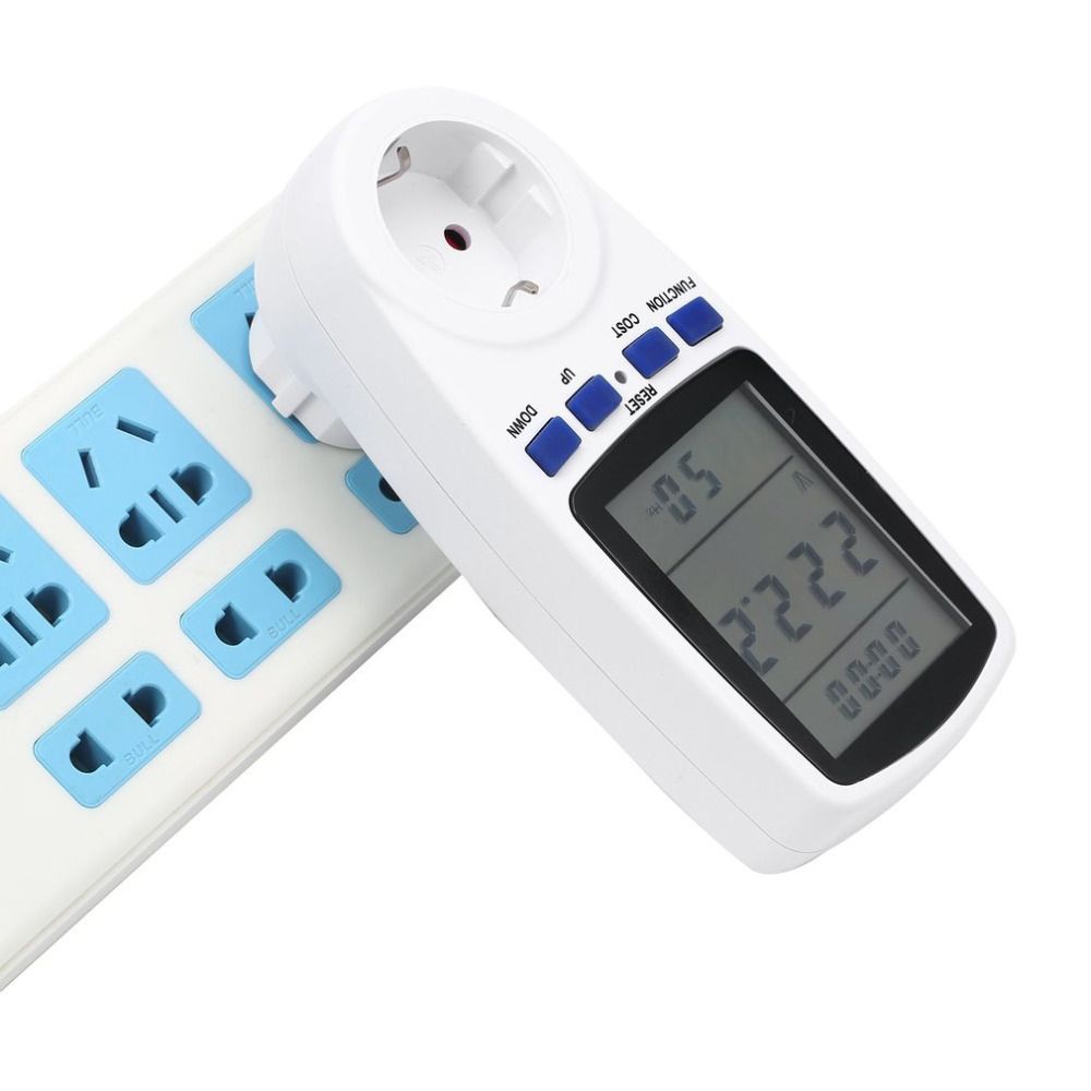 Taffware Famirosa kWh Meter Pengukur Biaya Lisrik Rumah Multifungsi - 7RHZ16WH - White