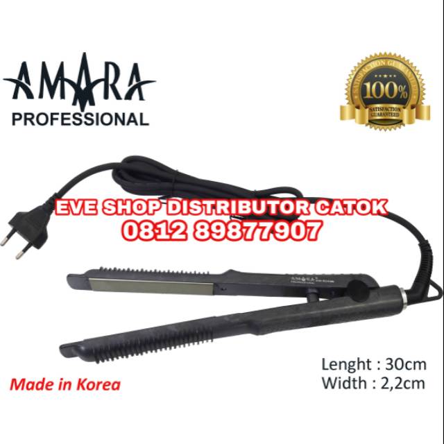 CATOK RAMBUT AMARA ORIGINAL MURAH 2 IN1 LEBAR PLAT 2JARI - CATOK AMARA 2IN1 PELURUS DAN CURLY CATOK 
