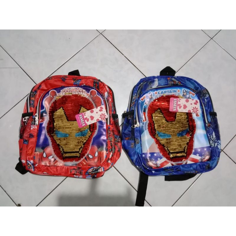 Tas RANSEL Sekolah Usap berubah Gambar