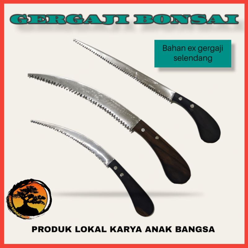 GERGAJI BONSAI ALAT BONSAI BAHAN BAJA GERGAJI SELENDANG