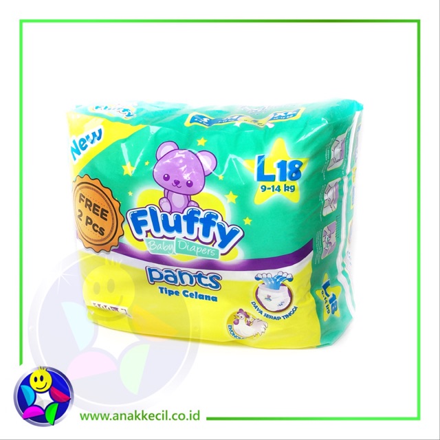 Popok Fluffy L 18 baby pants