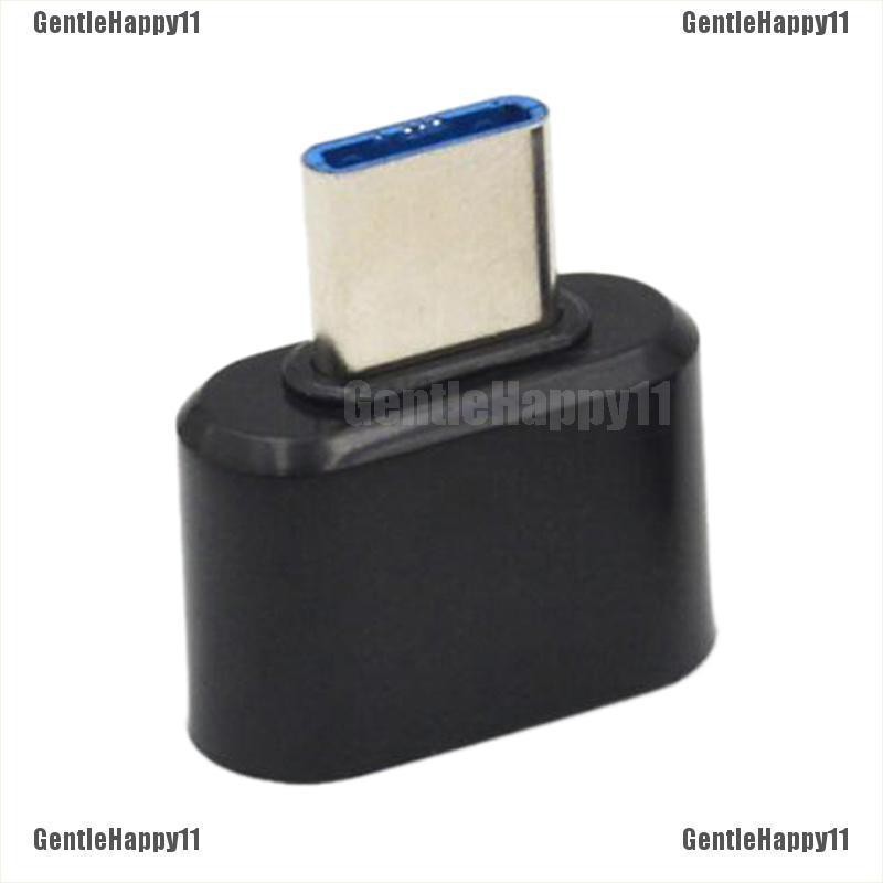 Gen 2pcs Adapter Konverter Data OTG USB Tipe C Male Ke USB 2.0 Female