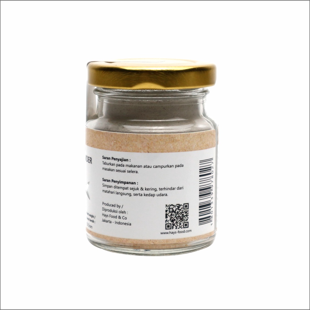 White Anchovy Powder (50 GRAM)/ Teri Nasi Bubuk 50 Gram, Anti GTM, Kaldu MPASI - HAYS NATURE