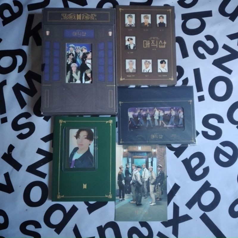 BTS 5th Muster DVD Fullset Jungkook Photocard BTS 5th Muster Magic Shop DVD Fullset JK Pc