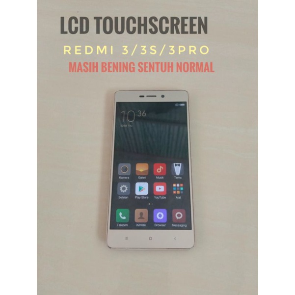 LCD redmi 3 3s 3pro /lcd touchscreen redmi3 /3s /3pro /original copotan /plus  tulang nempel /speake