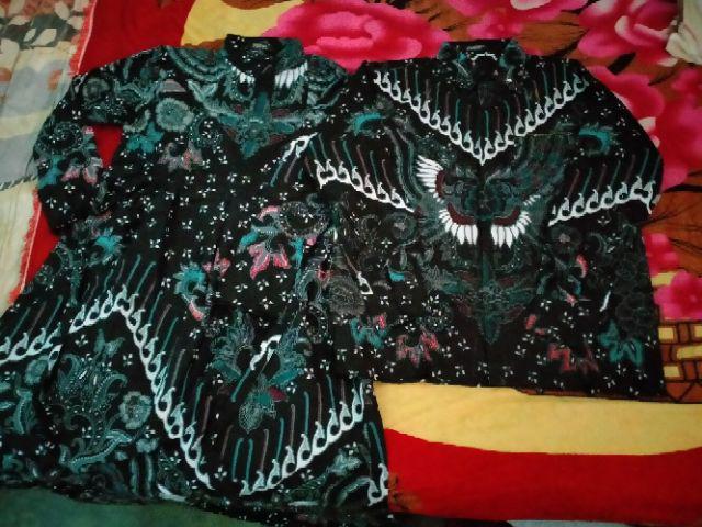 Batik Gamis Couple Muslim Batik Gamis Couple Modern Gamis Batik Motif Terbaru Barikputramas1