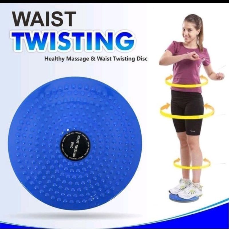 Alat Pelangsing Tubuh Pengecil Perut Alat Fitnes Dirumah/Piringan Jogging Magnetic Trimmer