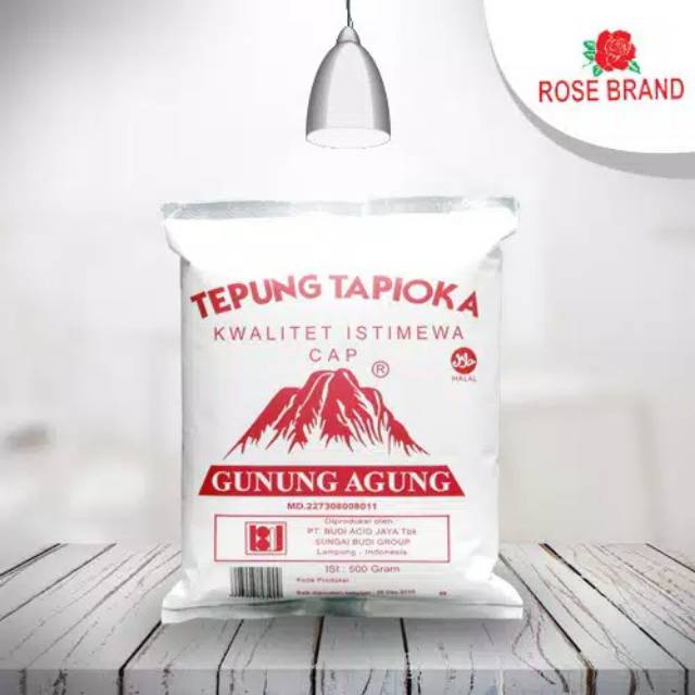 

Tepung Tapioka Cap Gunung Agung 500 g