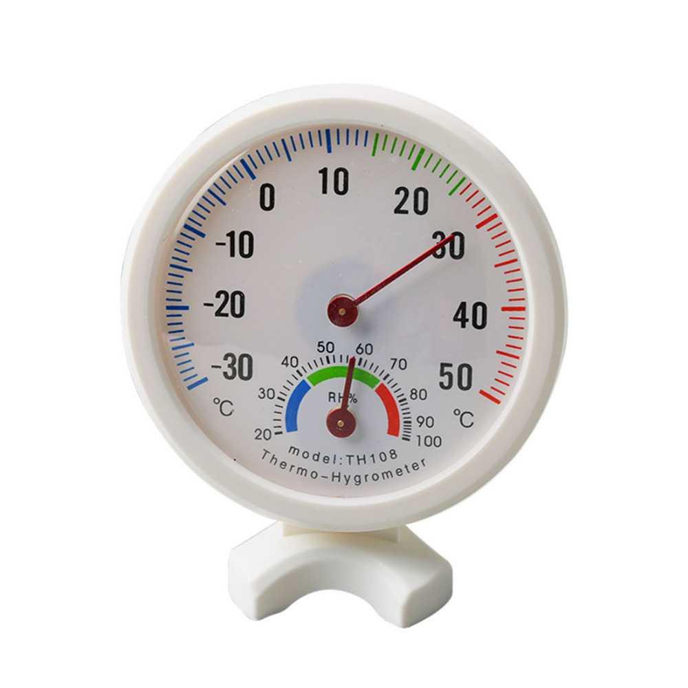 Inpelanyu Analog Hygrometer Temperature Humidity Monitor - TH-108 [Putih]