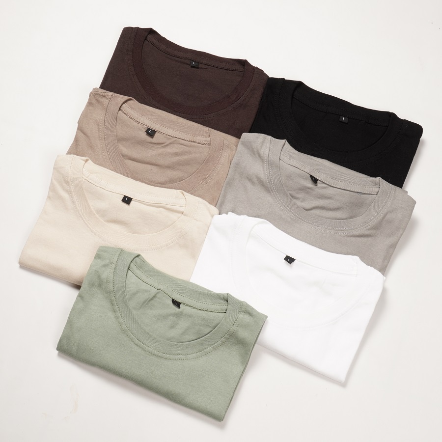 Kaos Polos Pria Cotton Combed 30s Premium Kaos Oblong Lengan Pendek Pria Wanita Terlaris