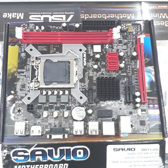 MOTHERBOARD SAVIO-CHIPSET INTEL H81 Socket 1150