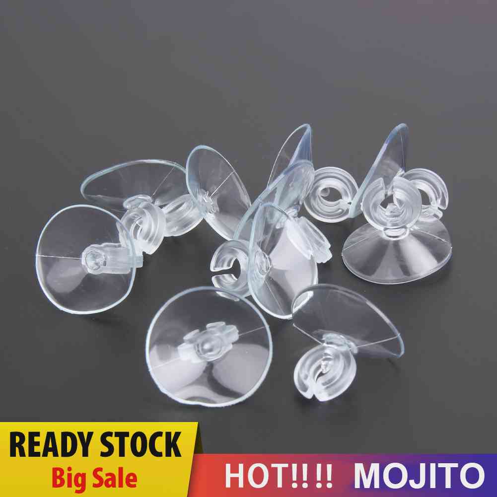 10pcs Suction Cup Untuk Selang Udara Akuarium Ukuran 4 / 6mm