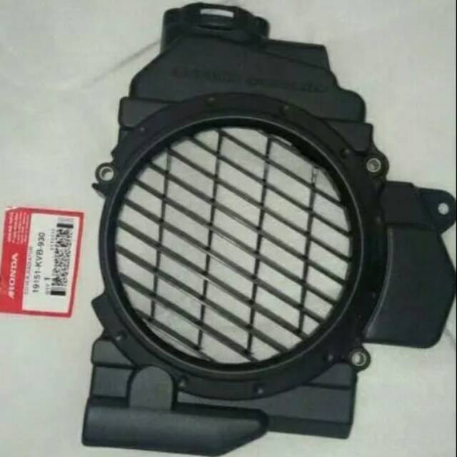 Cover tutup radiator honda vario lama karbu karburator ori original AHM 19151-KVB-930