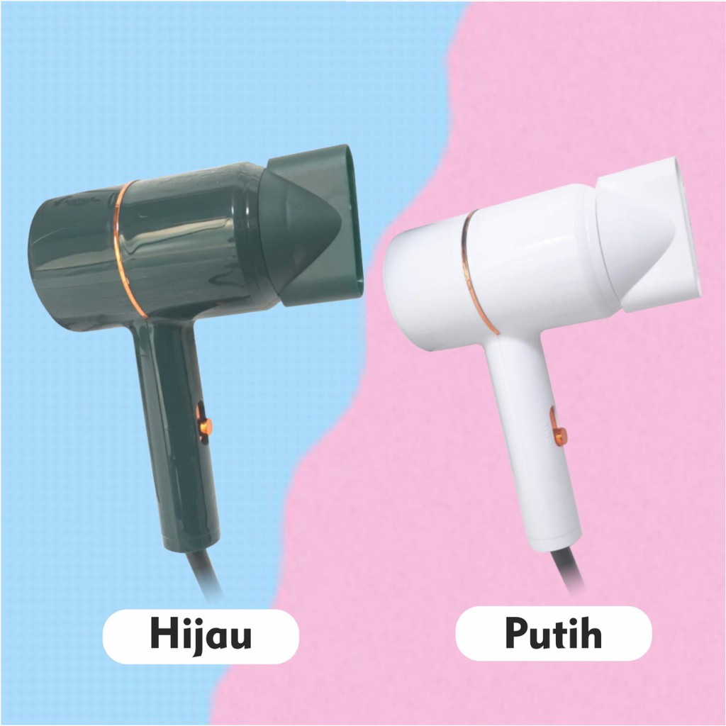 rumah_kita2020 Pengering Rambut Listrik Hair Dryer Profesional Blue Ray Rambut Jadi Sehat