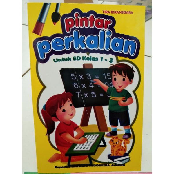 buku belajar membaca atau buku tk Buku Anak Pintar perkalian