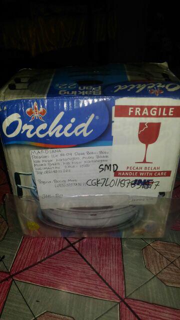 [promo Gratis] Panci/oven Pemanggang Cake/bolu Baking Pan Orchid 22 Cm / 4 Telur