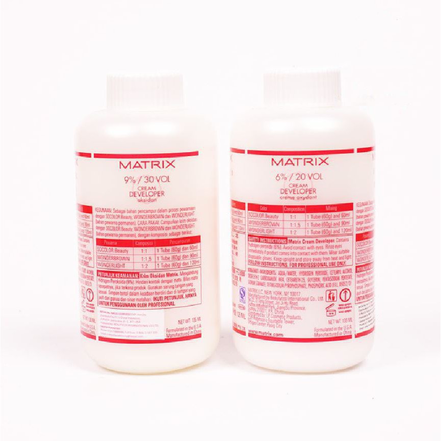 Jual MATRIX Cream Developer (Mini Oxydant) 135 ml Shopee Indonesia