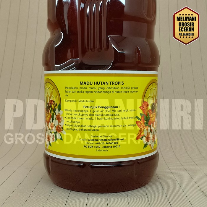 

madu- flora madu hutan tropis 2 l / 2l / 100% original / 2000 ml -madu.