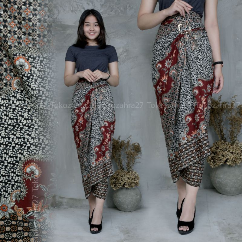 Rok Lilit Batik VOL.2 Bawahan Tradisional Bawahan Kebaya Rok Serut Rok Batik Instant Motif Terbaru