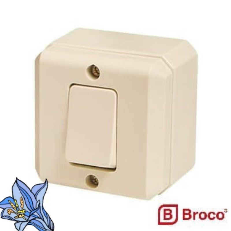 Saklar Engkel Broco Outbow / saklar lampu tempel