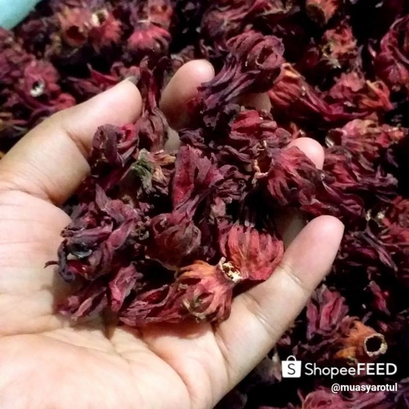 rosella merah kering 100gr