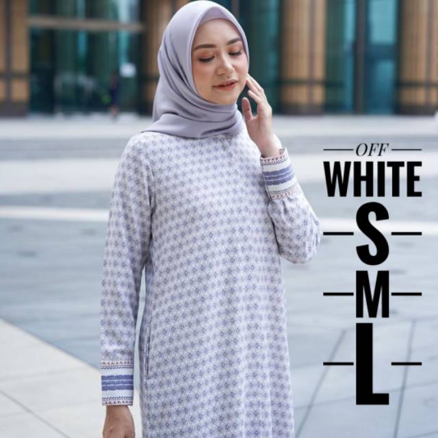 ETHNIK TUNIK OFF WHITE by Heaven Lights