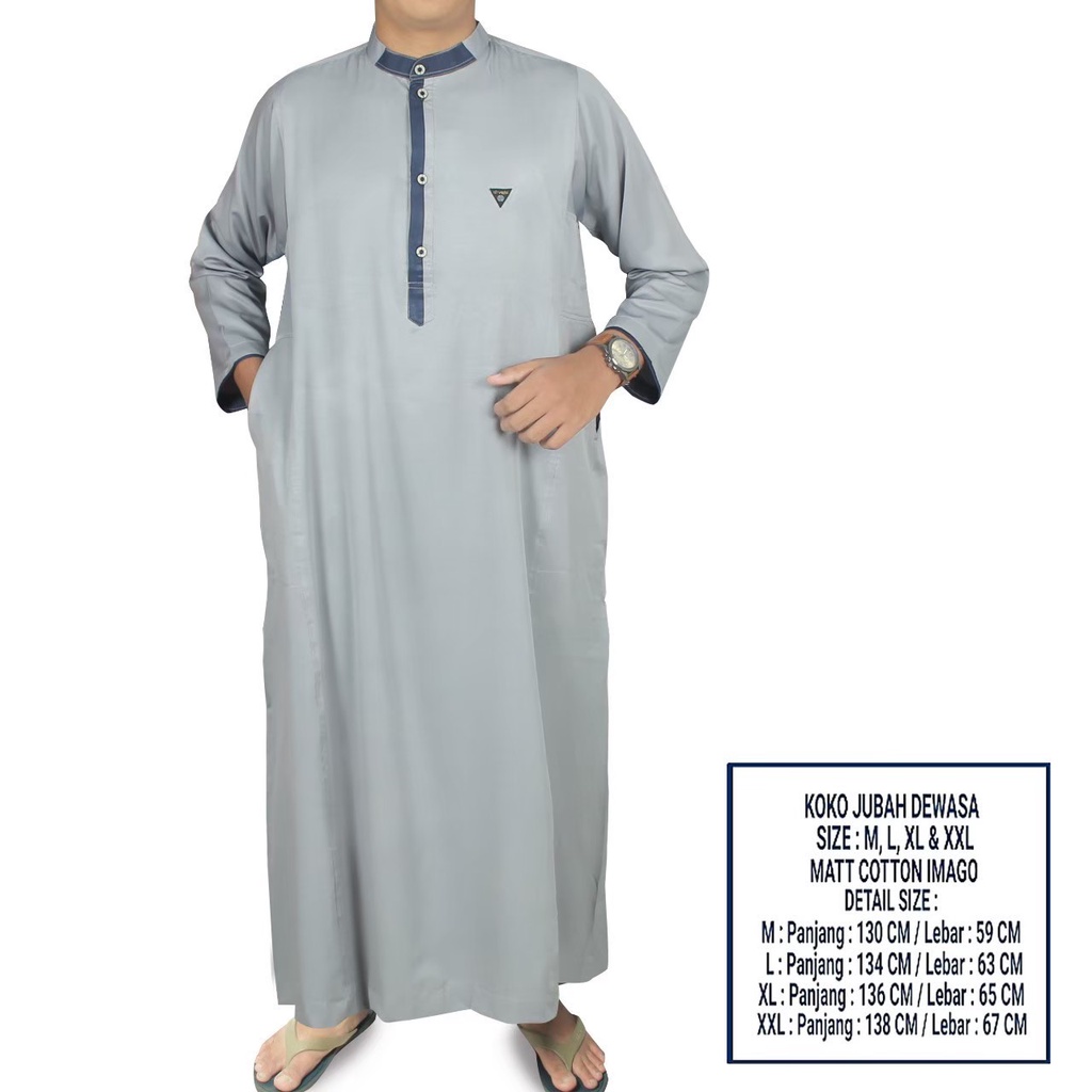 Baju Jubah Pria Gamis Pria Al Haramain Pakistan Lengan Panjang Lebaran Muslim Cowok Laki Laki Pria Dewasa Terbaru 2022