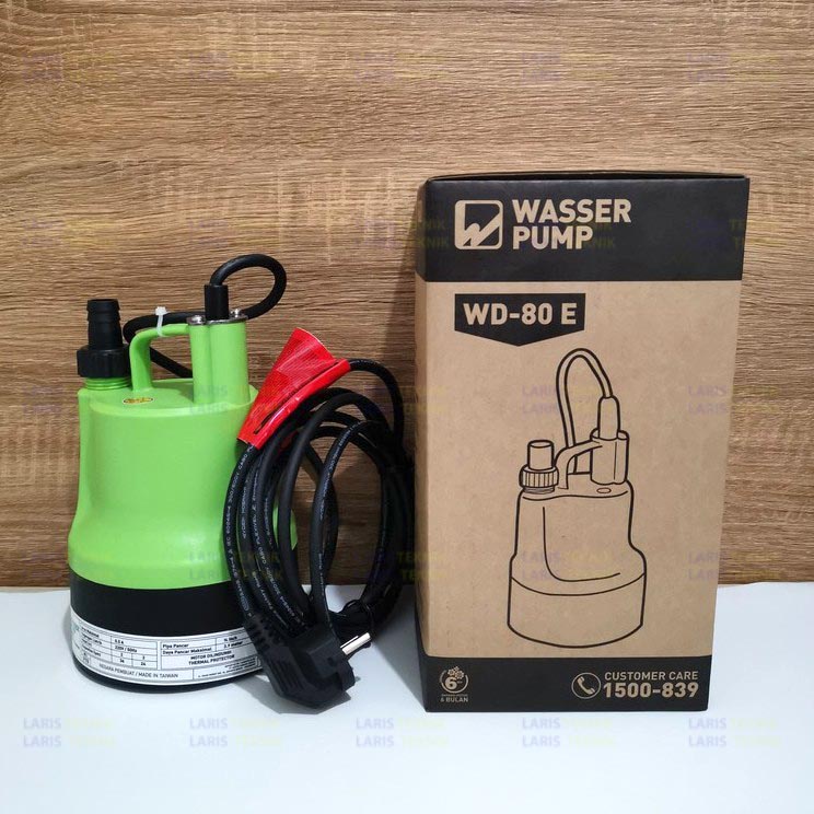 Pompa Air Celup Kolam Submersible Pump Wasser WD 80 E/Pompa Celup Air Kolam Wasser WD 80E/Mesin Pomp