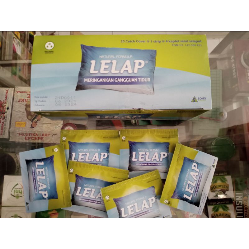 LELAP 1 STRIP 4 KAPSUL | OBAT TIDUR - ED 02/2025