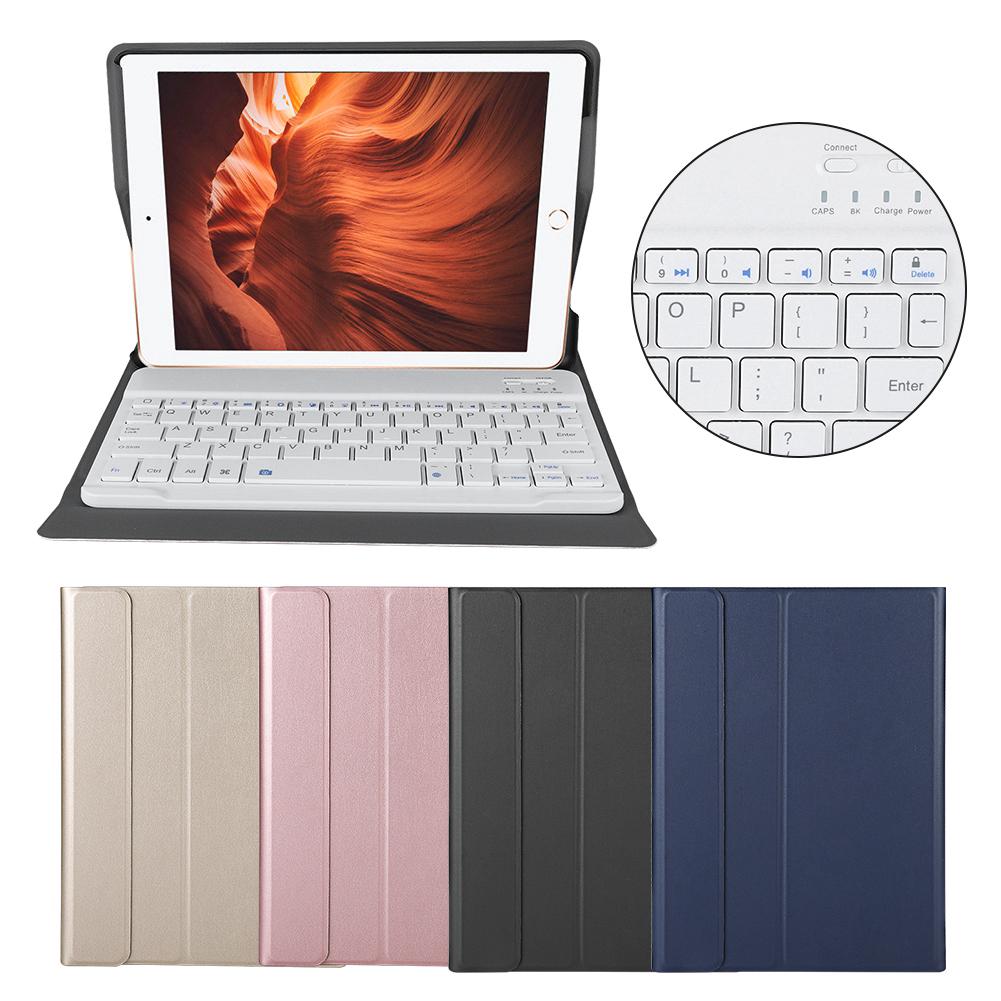 Casing Pelindung dengan Keyboard Bluetooth Bahan Kulit PU