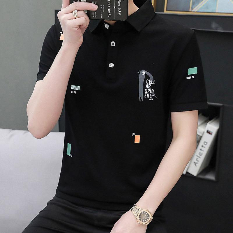 Amspro Baju wangki pria baju pria kaos polo pria Spider