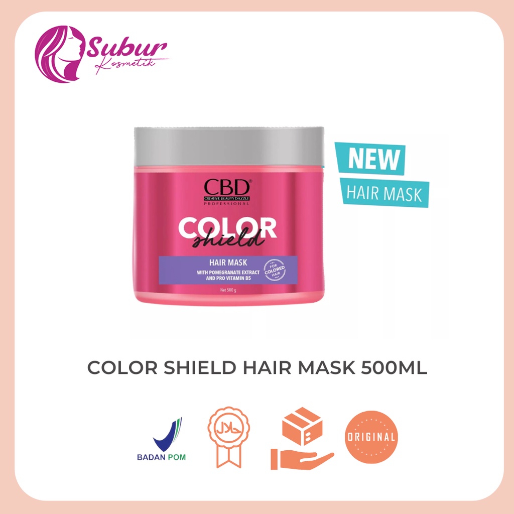 Jual Cbd Color Shield Hair Mask 500ml Shopee Indonesia 9882