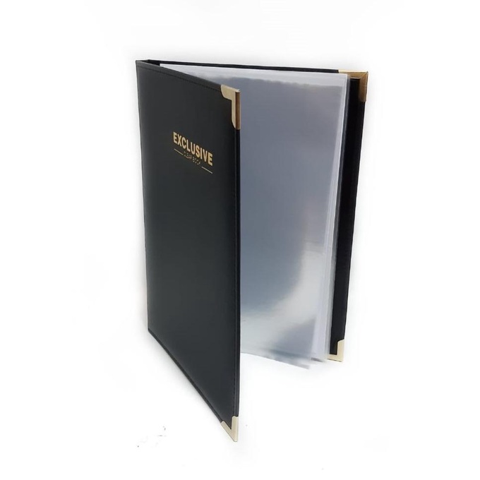 

BISA BAYAR DITEMPAT MAP PLASTIK DOKUMEN CLEAR HOLDER IJAZAH FOLIO F4 20 KULIT HITAM FL-20 TERMURAH Kode 928