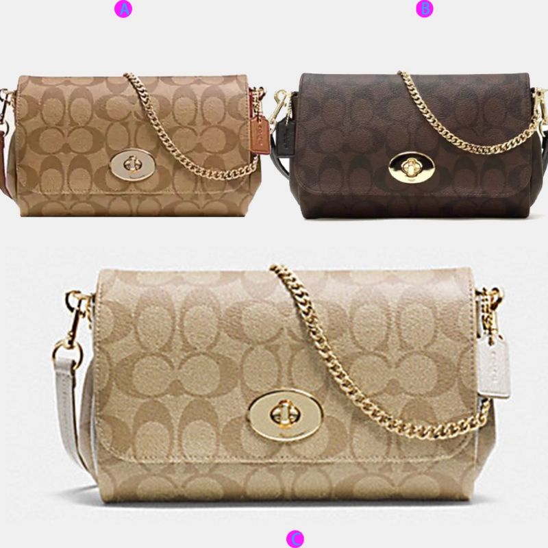 COD Tas Coach Mini Ruby Crossbody Slingbag Tas Selempang Wanita Hand Bag Wanita Tas Pinggang Wanita